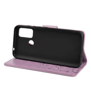 Custodia in pelle flip orizzontale con motivo floreale a farfalla con supporto, slot per schede e portafoglio, For Wiko Power U30, For Xiaomi Redmi 10