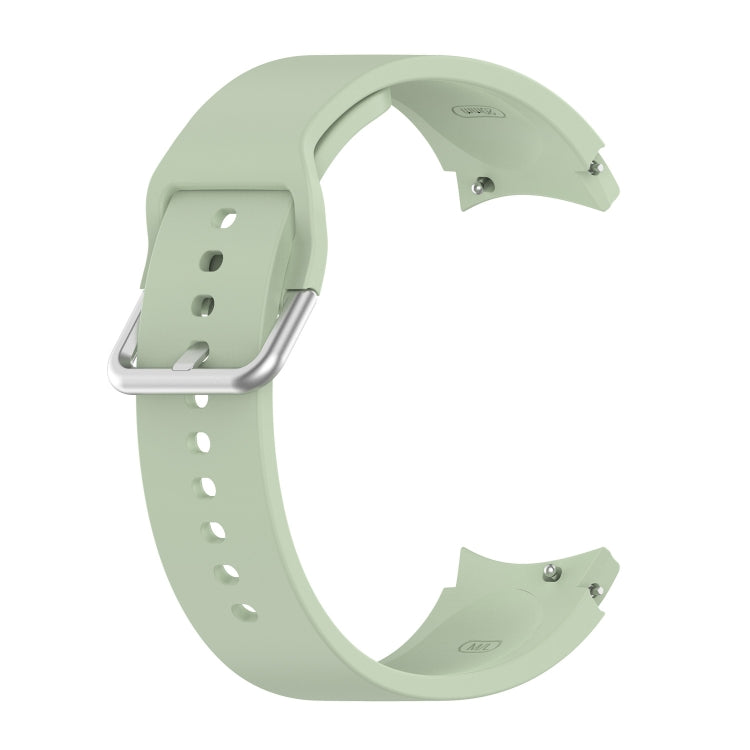 Cinturino di ricambio per cinturino con fibbia rotonda in silicone argento, Silver Round Buckle