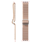 Cinturino elastico di ricambio con cinturino a trama rombica regolabile per la serie Apple Watch, 7 41mm / 6 & SE & 5 & 4 40mm / 3 & 2 & 1 38mm, 7 45mm / 6 & SE & 5 & 4 44mm / 3 & 2 & 1 42mm