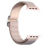 Cinturino elastico di ricambio con cinturino a trama rombica regolabile per la serie Apple Watch, 7 41mm / 6 & SE & 5 & 4 40mm / 3 & 2 & 1 38mm, 7 45mm / 6 & SE & 5 & 4 44mm / 3 & 2 & 1 42mm