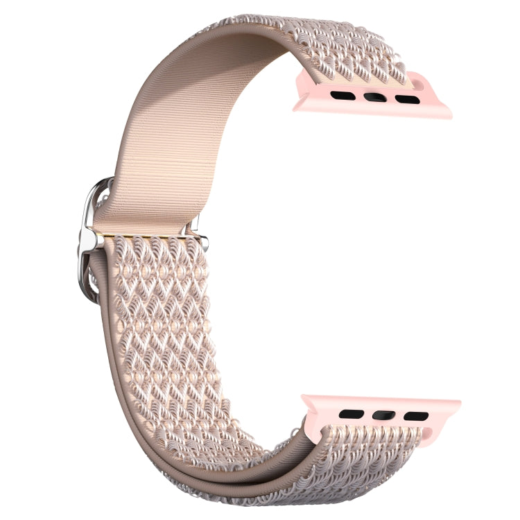 Cinturino elastico di ricambio con cinturino a trama rombica regolabile per la serie Apple Watch, 7 41mm / 6 & SE & 5 & 4 40mm / 3 & 2 & 1 38mm, 7 45mm / 6 & SE & 5 & 4 44mm / 3 & 2 & 1 42mm