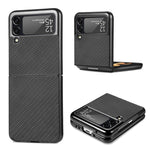 Custodia protettiva per PC sottile con motivo incrociato, For Samsung Galaxy Z Flip3 5G, For Samsung Galaxy Z Fold3 5G