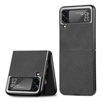 Custodia protettiva per PC sottile con motivo incrociato, For Samsung Galaxy Z Flip3 5G, For Samsung Galaxy Z Fold3 5G