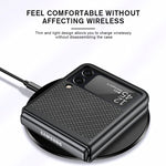 Custodia protettiva per PC sottile con motivo incrociato, For Samsung Galaxy Z Flip3 5G, For Samsung Galaxy Z Fold3 5G