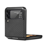 Custodia protettiva per PC sottile con motivo incrociato, For Samsung Galaxy Z Flip3 5G, For Samsung Galaxy Z Fold3 5G