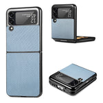 Custodia protettiva per PC sottile con motivo incrociato, For Samsung Galaxy Z Flip3 5G, For Samsung Galaxy Z Fold3 5G