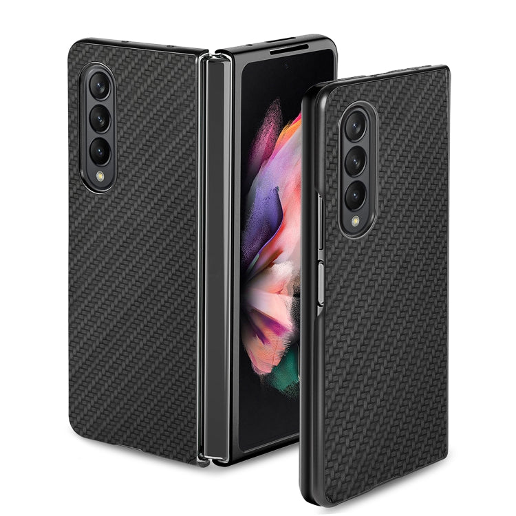 Custodia protettiva per PC sottile con motivo incrociato, For Samsung Galaxy Z Flip3 5G, For Samsung Galaxy Z Fold3 5G