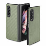 Custodia protettiva per PC sottile con motivo incrociato, For Samsung Galaxy Z Flip3 5G, For Samsung Galaxy Z Fold3 5G