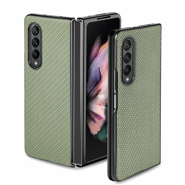 Custodia protettiva per PC sottile con motivo incrociato, For Samsung Galaxy Z Flip3 5G, For Samsung Galaxy Z Fold3 5G