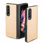 Custodia protettiva per PC sottile con motivo incrociato, For Samsung Galaxy Z Flip3 5G, For Samsung Galaxy Z Fold3 5G