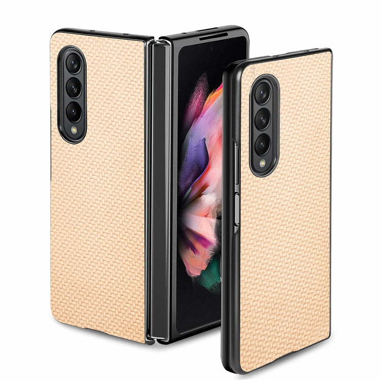 Custodia protettiva per PC sottile con motivo incrociato, For Samsung Galaxy Z Flip3 5G, For Samsung Galaxy Z Fold3 5G