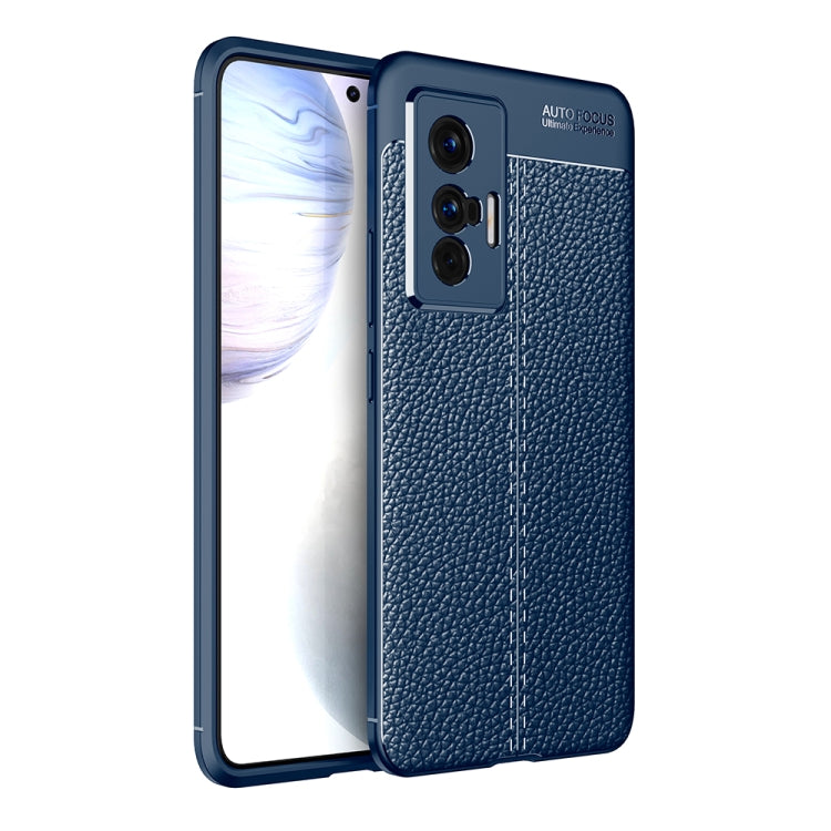Custodia antiurto in TPU con texture Litchi, For vivo X70 Pro+, For vivo X70 Pro, For vivo X70