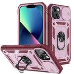 Cover per fotocamera scorrevole Custodia protettiva in TPU + PC con supporto girevole a 360 gradi e slot per schede, For iPhone 13 mini, For iPhone 13, For iPhone 13 Pro, For iPhone 13 Pro Max