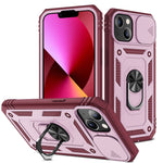 Cover per fotocamera scorrevole Custodia protettiva in TPU + PC con supporto girevole a 360 gradi e slot per schede, For iPhone 13 mini, For iPhone 13, For iPhone 13 Pro, For iPhone 13 Pro Max
