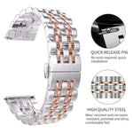 Cinturino ricambio in acciaio 20mm e 22mm per Galaxy Watch