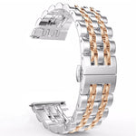 Cinturino ricambio in acciaio 20mm e 22mm per Galaxy Watch