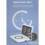 Caricabatterie wireless pieghevole 15W con calendario e sveglia