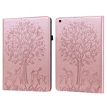 Custodia in pelle PU a vibrazione orizzontale con stampa pressata con motivo ad albero e cervo con supporto e slot per schede, For Lenovo Tab P11 2020 / P11 Plus 2021, For Lenovo Tab M10 HD Gen 2, For Samsung Galaxy Tab A 10.1 2019                     ...