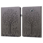 Custodia in pelle PU a vibrazione orizzontale con stampa pressata con motivo ad albero e cervo con supporto e slot per schede, For Lenovo Tab P11 2020 / P11 Plus 2021, For Lenovo Tab M10 HD Gen 2, For Samsung Galaxy Tab A 10.1 2019                     ...