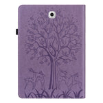 Custodia in pelle PU a vibrazione orizzontale con stampa pressata con motivo ad albero e cervo con supporto e slot per schede, For Samsung Galaxy Tab S2 9.7, For Samsung Galaxy Tab A 8.0 2019, For Samsung Galaxy Tab S8 / Galaxy Tab S7 SM-T870          ...