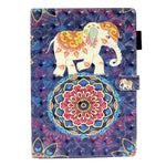 Custodia portafoglio in pelle flip per Galaxy Tab e iPad