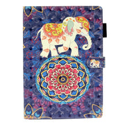 Custodia in pelle flip per Galaxy Tab e iPad