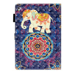 Custodia portafoglio in pelle flip per Galaxy Tab e iPad