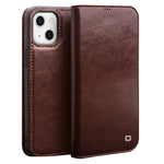 Custodia portafoglio in pelle per iPhone 13 Pro Max