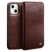 QIALINO Custodia orizzontale in pelle flip con supporto, slot per carte e portafoglio, For iPhone 13, For iPhone 13 mini, For iPhone 13 Pro, For iPhone 13 Pro Max