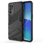 Punk Armor 2 in 1 PC + custodia antiurto in TPU con supporto invisibile, For OPPO Reno6 4G, For vivo iQOO 8 Pro, For Honor Magic3 Pro