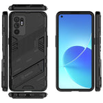 Punk Armor 2 in 1 PC + custodia antiurto in TPU con supporto invisibile, For OPPO Reno6 4G, For vivo iQOO 8 Pro, For Honor Magic3 Pro