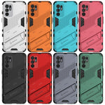 Punk Armor 2 in 1 PC + custodia antiurto in TPU con supporto invisibile, For OPPO Reno6 4G, For vivo iQOO 8 Pro, For Honor Magic3 Pro