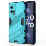 Punk Armor 2 in 1 PC + custodia antiurto in TPU con supporto invisibile, For OPPO Reno6 4G, For vivo iQOO 8 Pro, For Honor Magic3 Pro