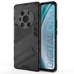 Punk Armor 2 in 1 PC + custodia antiurto in TPU con supporto invisibile, For OPPO Reno6 4G, For vivo iQOO 8 Pro, For Honor Magic3 Pro