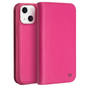 QIALINO Business Custodia orizzontale in pelle a libro con supporto, slot per carte e portafoglio, For iPhone 13, For iPhone 13 mini, For iPhone 13 Pro, For iPhone 13 Pro Max