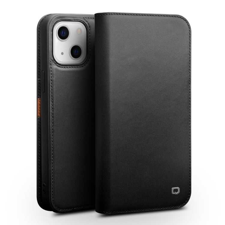 Custodia portafoglio in pelle per iPhone 13 mini