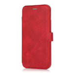 Custodia portafoglio in pelle e silicone per iPhone XR