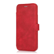 Push Window Doppia fibbia PU + custodia in pelle a vibrazione orizzontale in silicone con supporto e slot per schede, For iPhone 8 Plus & 7 Plus, For iPhone SE 2022 / SE 2020 & 8 & 7, For iPhone X & XS, For iPhone XR