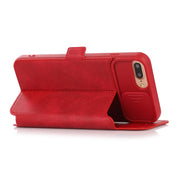 Push Window Doppia fibbia PU + custodia in pelle a vibrazione orizzontale in silicone con supporto e slot per schede, For iPhone 8 Plus & 7 Plus, For iPhone SE 2022 / SE 2020 & 8 & 7, For iPhone X & XS, For iPhone XR