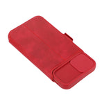 Custodia portafoglio in pelle e silicone per iPhone XR