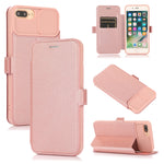 Custodia portafoglio in pelle e silicone per iPhone XR