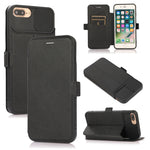 Custodia portafoglio in pelle e silicone per iPhone XR