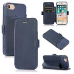 Custodia portafoglio in pelle e silicone per iPhone XR