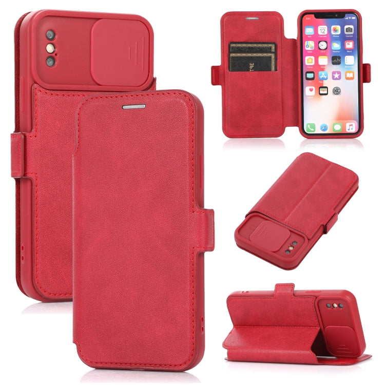 Custodia portafoglio in pelle e silicone per iPhone XR