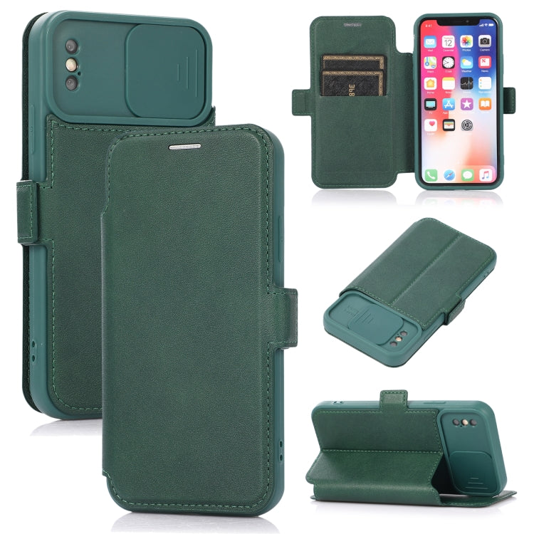 Custodia portafoglio in pelle e silicone per iPhone XR
