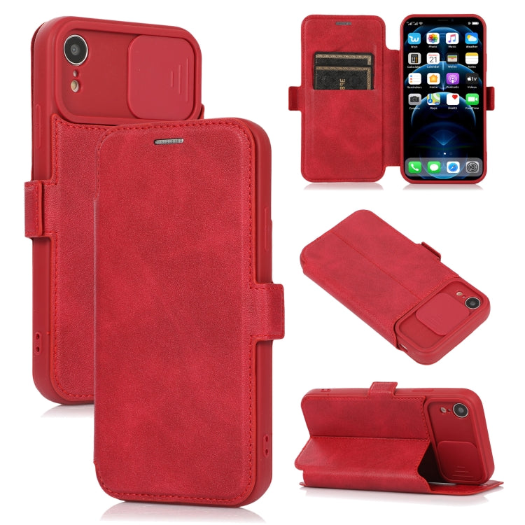 Custodia portafoglio in pelle e silicone per iPhone XR
