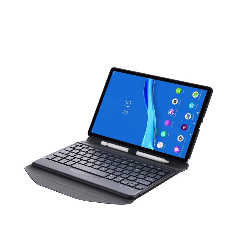 Custodia in pelle staccabile per tastiera Bluetooth BM10 Diamond Texture con slot per penna e supporto posteriore triangolare, For Lenovo Smart Tab M10 HPD Plus TB-X606F 10.3 inch, For Lenovo Pad Plus 11 inch TB-J607F / Tab P11 11 inch TB-J606F        ...