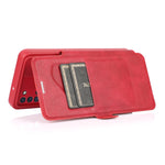 Push Window Doppia fibbia PU + custodia in pelle a vibrazione orizzontale in silicone con supporto e slot per schede, For Samsung Galaxy A21s, For Samsung Galaxy A52 5G / 4G, For Samsung Galaxy A71, For Samsung Galaxy Note20                            ...
