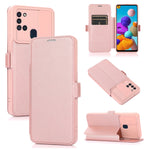 Push Window Doppia fibbia PU + custodia in pelle a vibrazione orizzontale in silicone con supporto e slot per schede, For Samsung Galaxy A21s, For Samsung Galaxy A52 5G / 4G, For Samsung Galaxy A71, For Samsung Galaxy Note20                            ...
