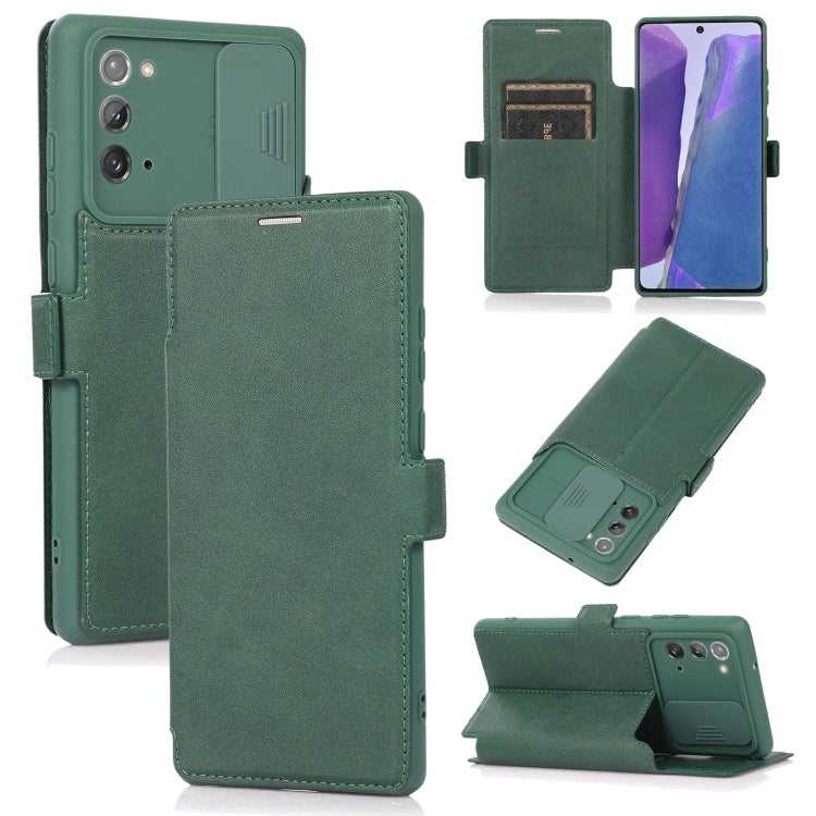 Push Window Doppia fibbia PU + custodia in pelle a vibrazione orizzontale in silicone con supporto e slot per schede, For Samsung Galaxy A21s, For Samsung Galaxy A52 5G / 4G, For Samsung Galaxy A71, For Samsung Galaxy Note20                            ...